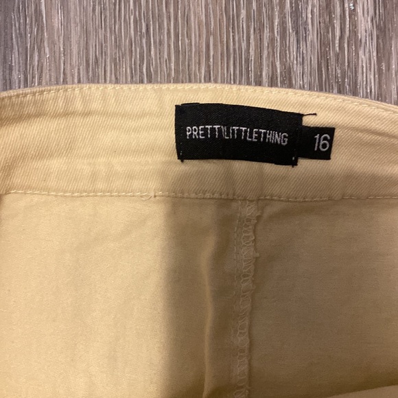 cream denim skirt - Picture 2 of 2